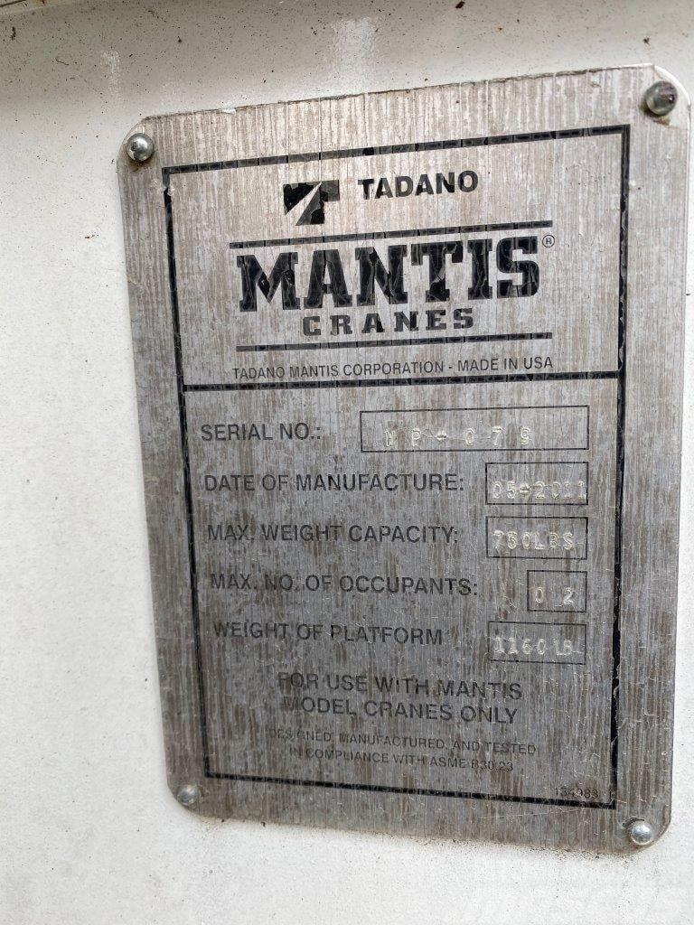 Mantis  Kranen onderdelen en gereedschap