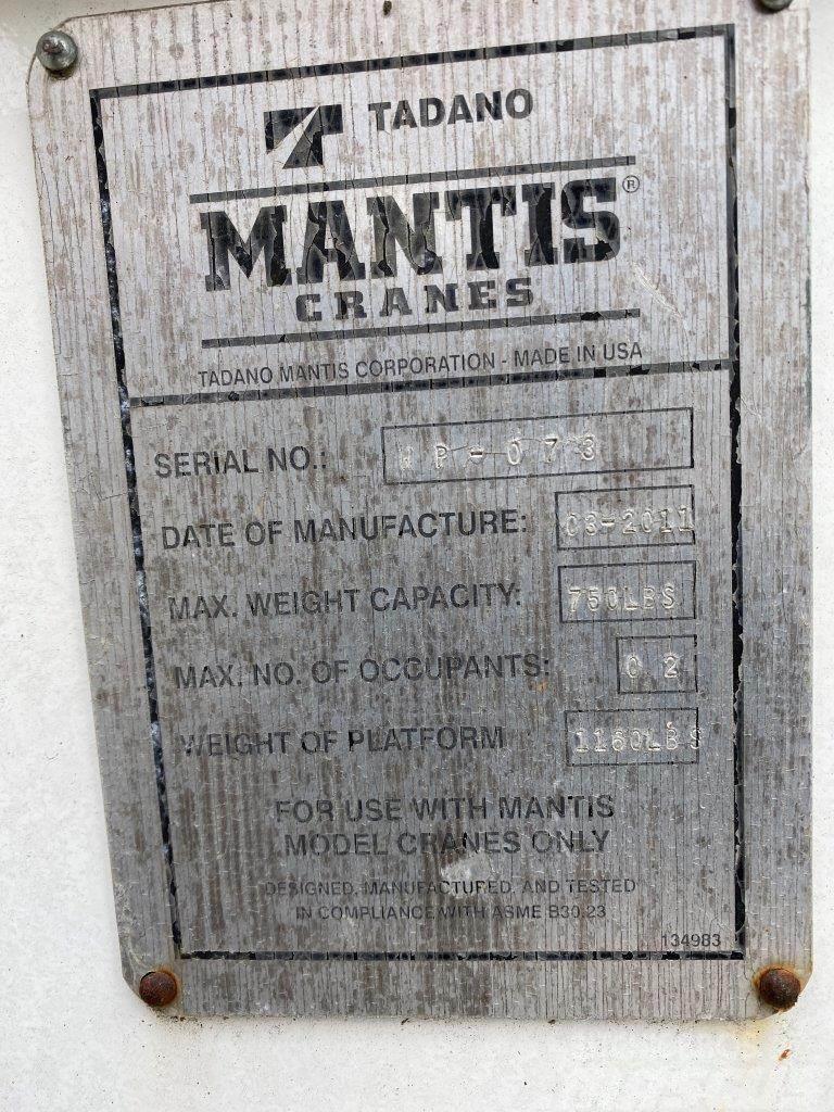 Mantis  Kranen onderdelen en gereedschap