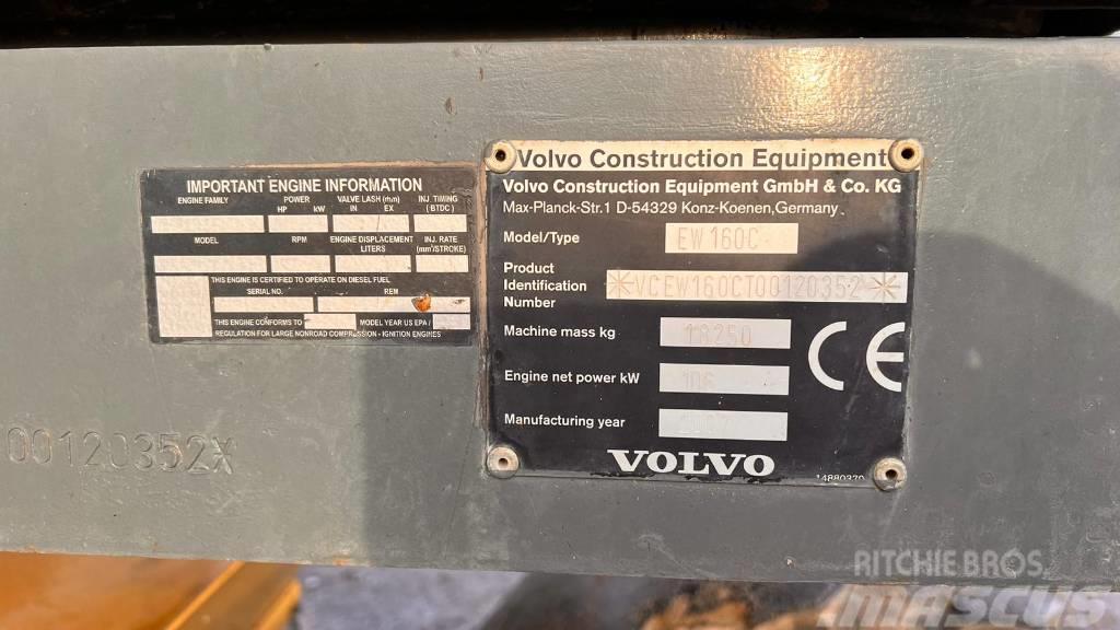 Volvo EW 160 C Wielgraafmachines