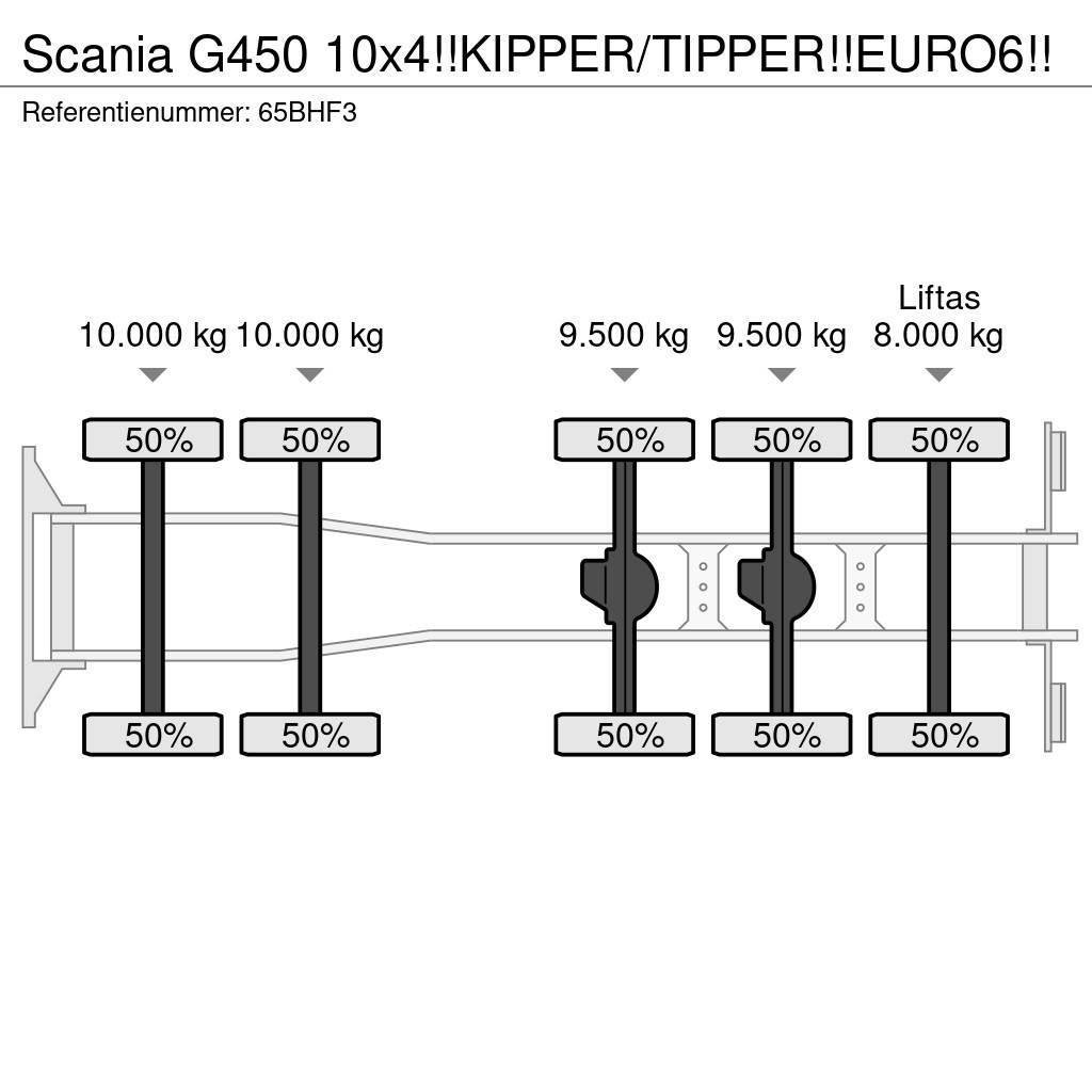 Scania G450 10x4!!KIPPER/TIPPER!!EURO6!! Kipper