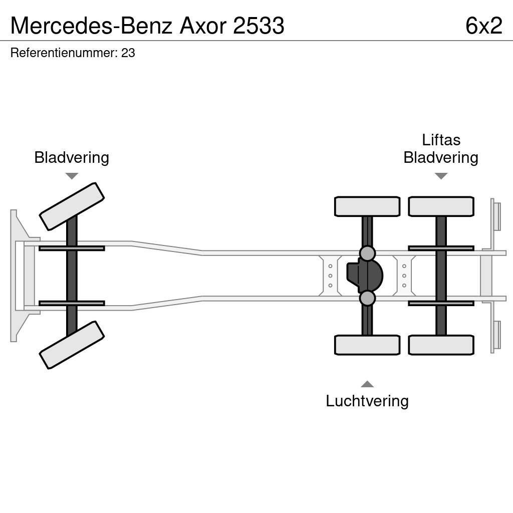 Mercedes-Benz Axor 2533 Platte bakwagens