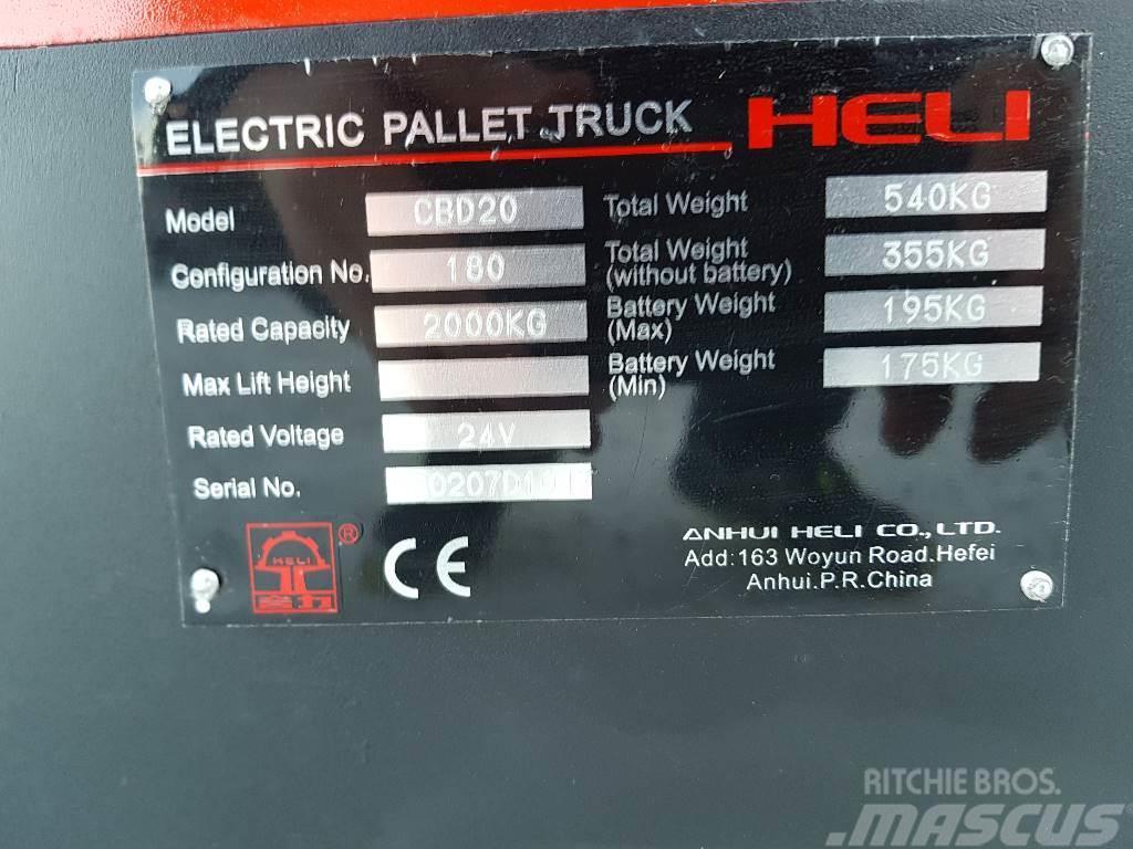Heli CBD20-180 - 2,0 tonns palletruck Electro-pallettrucks
