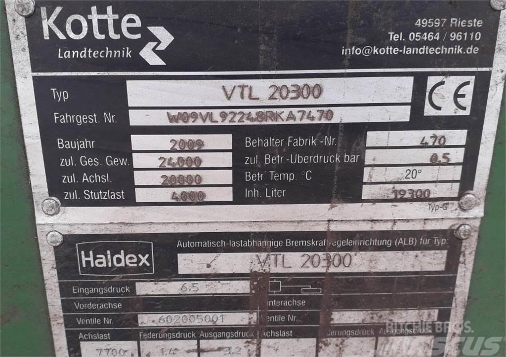 Kotte VTL 20300 Drijfmesttanks