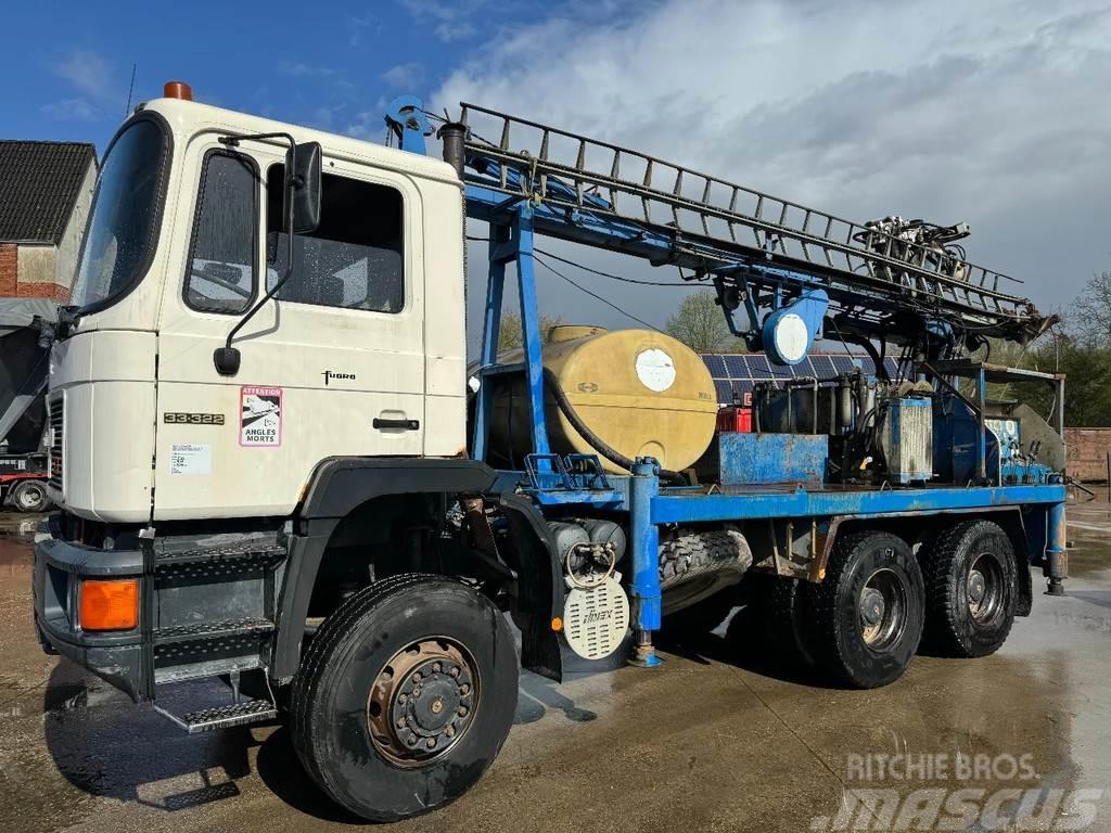 MAN 33.322 **6X6-DRILLTRUCK-FOREUSE-CAMION BELGE** Anders