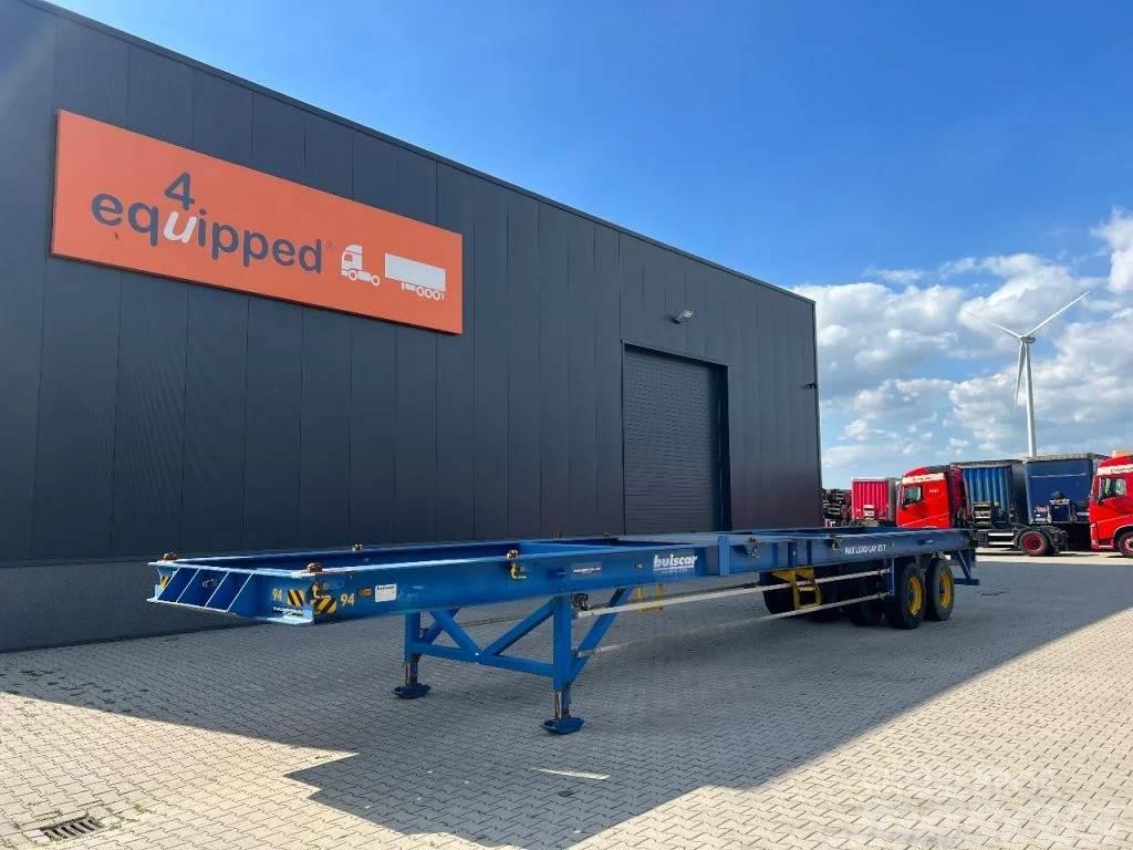  Buiscar voor 2x 20FT SWAP BODY, MAX LOAD 65.000KG Containerchassis