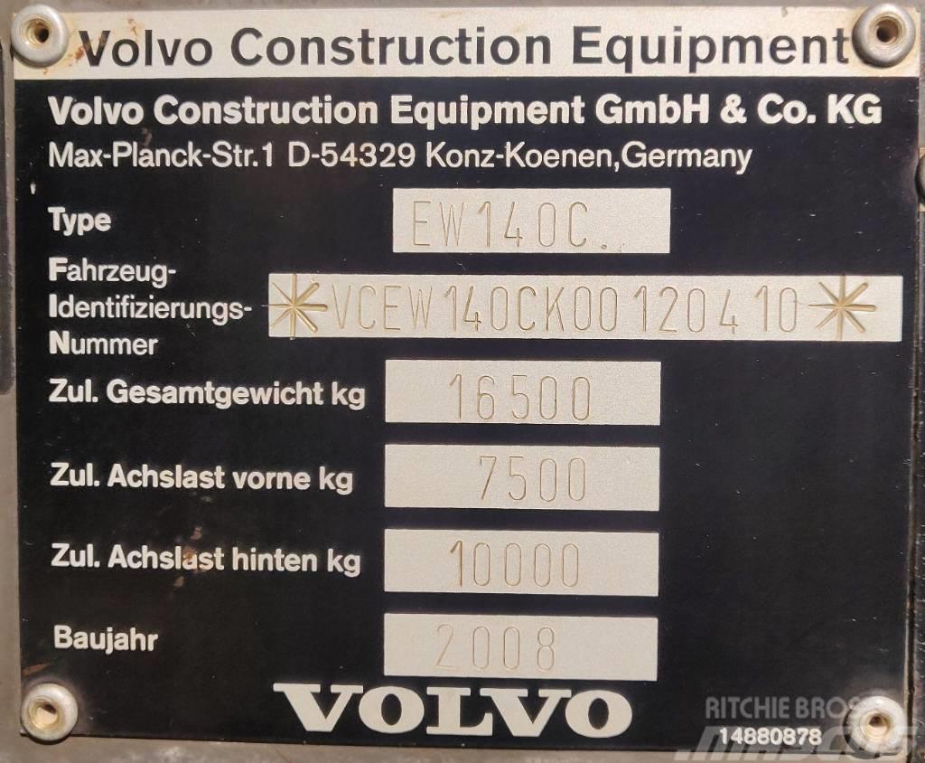 Volvo EW 140 C Wielgraafmachines