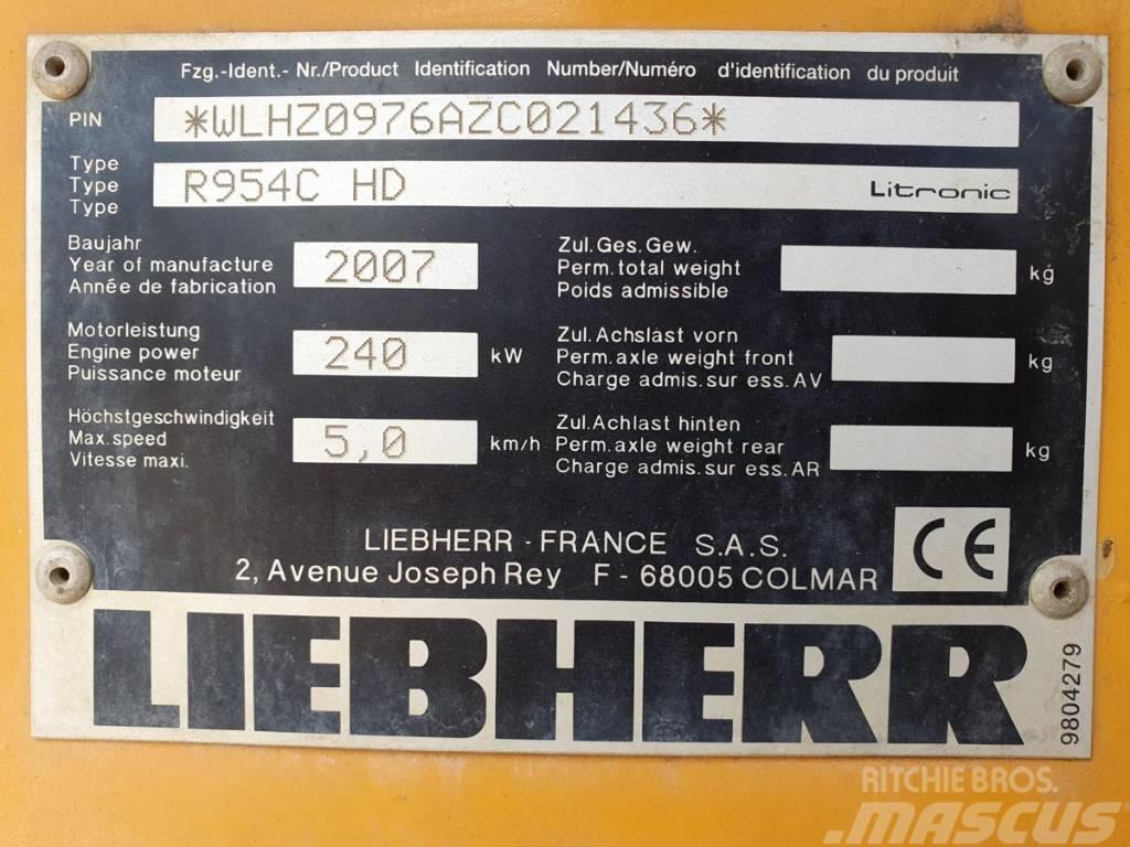  Koparka gąsienicowa LIEBHERR R 954 C HD Rupsgraafmachines