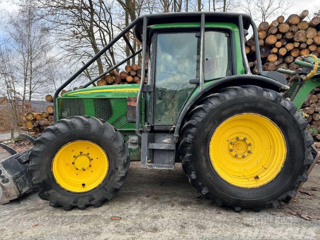 John Deere 6420 Kran Winde Schild / Fendt Ritter Deutz Forst Bosbouw tractoren