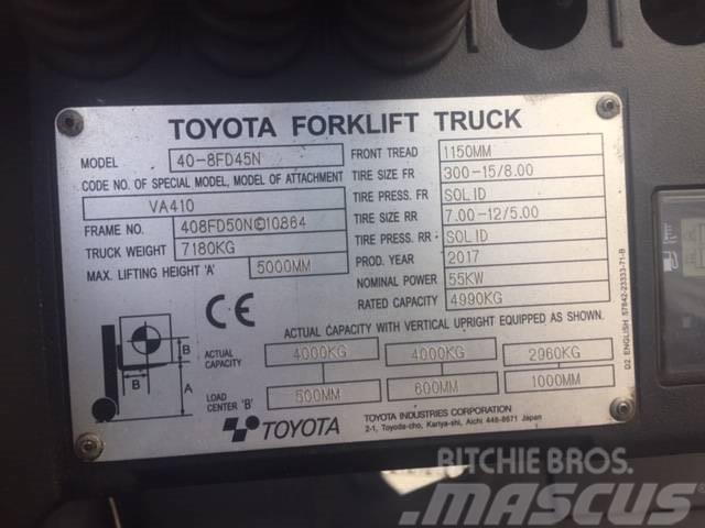 Toyota 40-8FD45N Diesel heftrucks