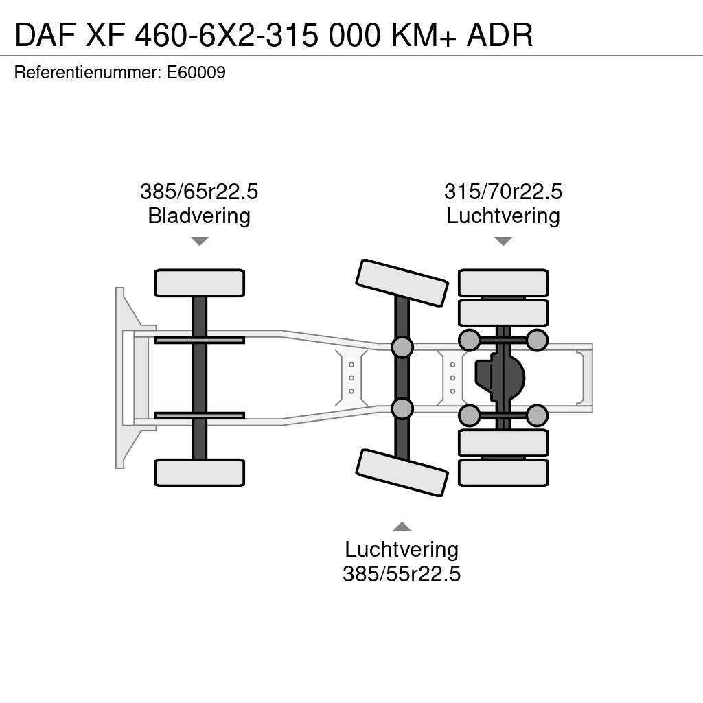 DAF XF 460-6X2-315 000 KM+ ADR Trekkers