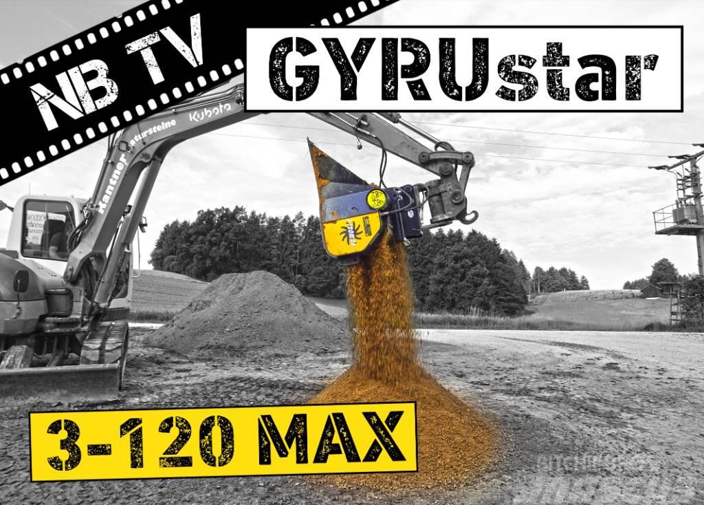 Gyru-Star 3-120MAX | Sieblöffel für Bagger & Lader Puinbakken