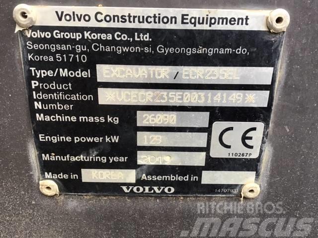 Volvo ECR 235 EL Rupsgraafmachines