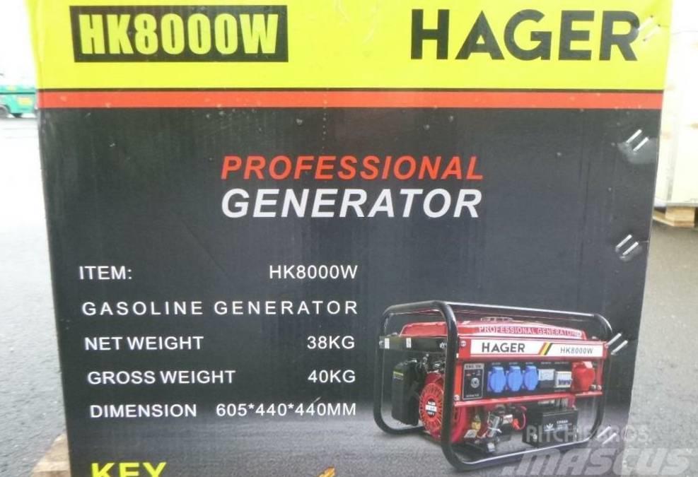  Hager HK 8000W Stromaggregat Generator Benzine generatoren
