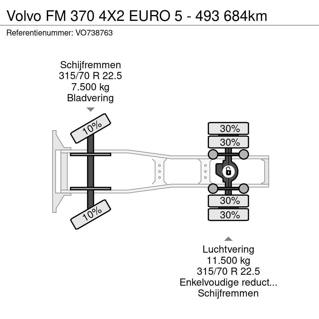 Volvo FM 370 4X2 EURO 5 - 493 684km Trekkers