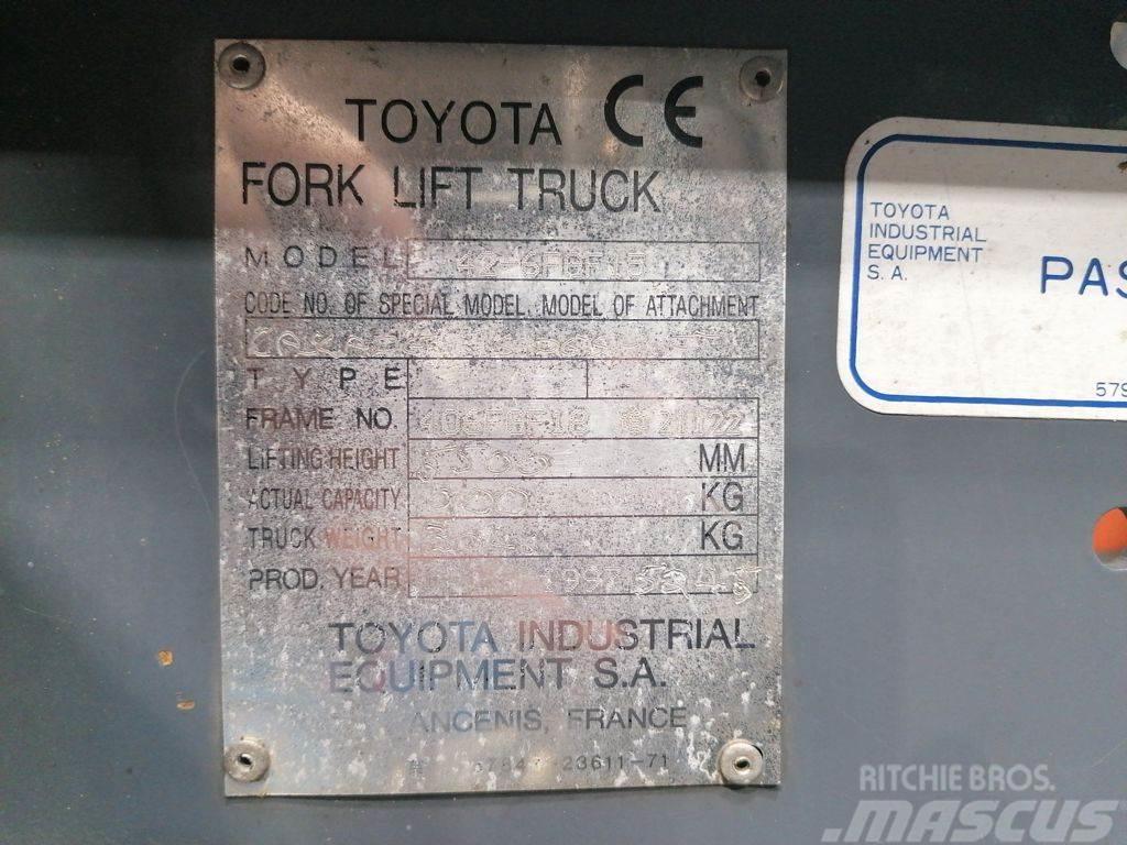 Toyota 42-6FGF15 LPG heftrucks