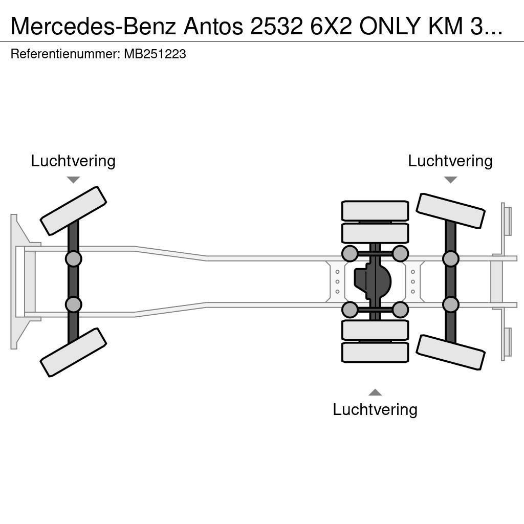 Mercedes-Benz Antos 2532 6X2 ONLY KM 303922 Schuifzeilopbouw