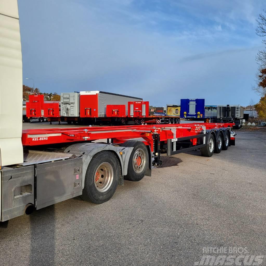 Kel-Berg C300V Containerchassis Opslag containers