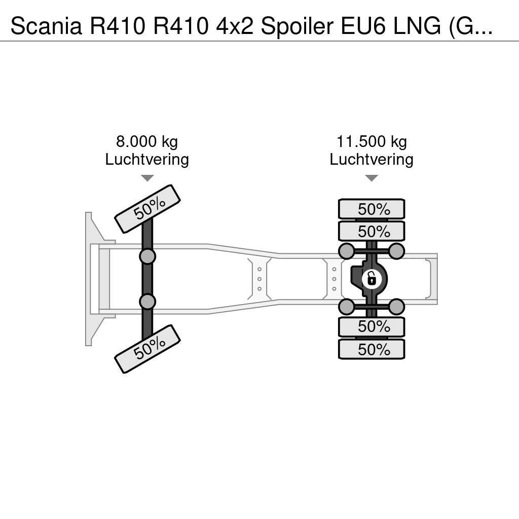 Scania R410 R410 4x2 Spoiler EU6 LNG (GAS) Automatik Trekkers