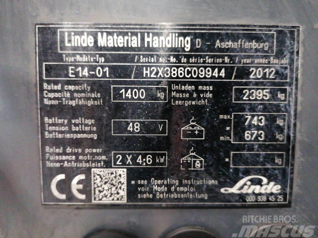 Linde E14-01 Elektrische heftrucks