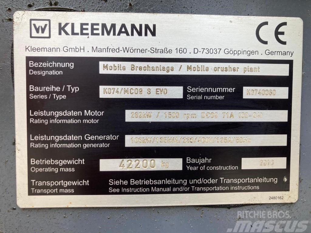 Kleemann Mco 9 s Mobile crushers