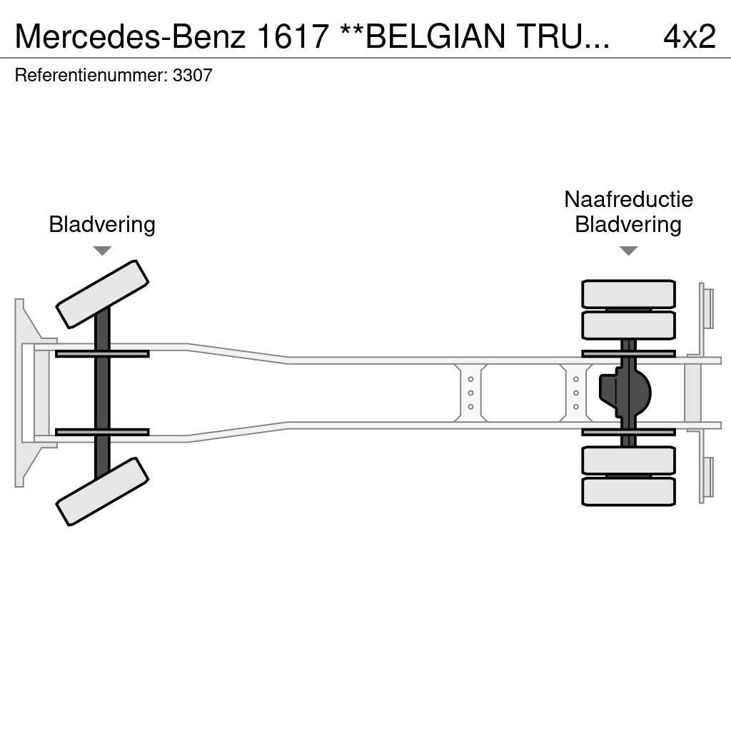 Mercedes-Benz 1617 **BELGIAN TRUCK-FULL STEEL SUSPENSION** Vrachtwagen met containersysteem