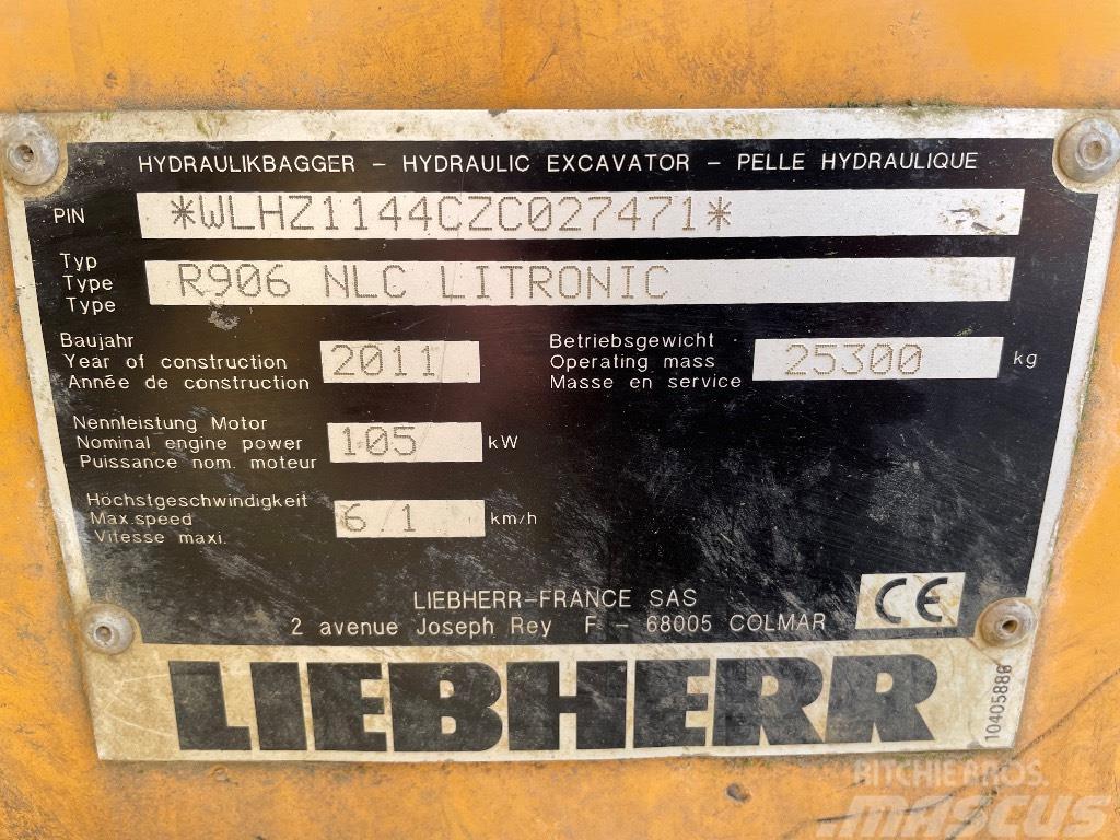 Liebherr R906 części Parts for LIEBHERR R906 Chassis en ophanging
