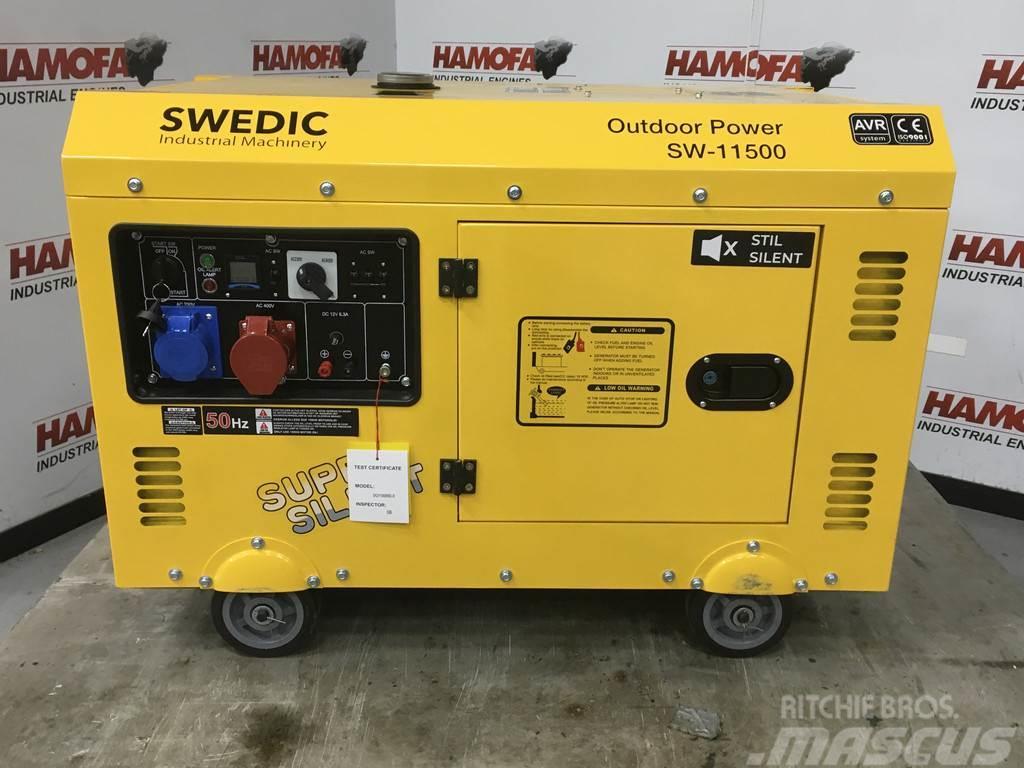  SWEDIC SW-11500 GENERATOR 10KVA NEW Diesel generatoren