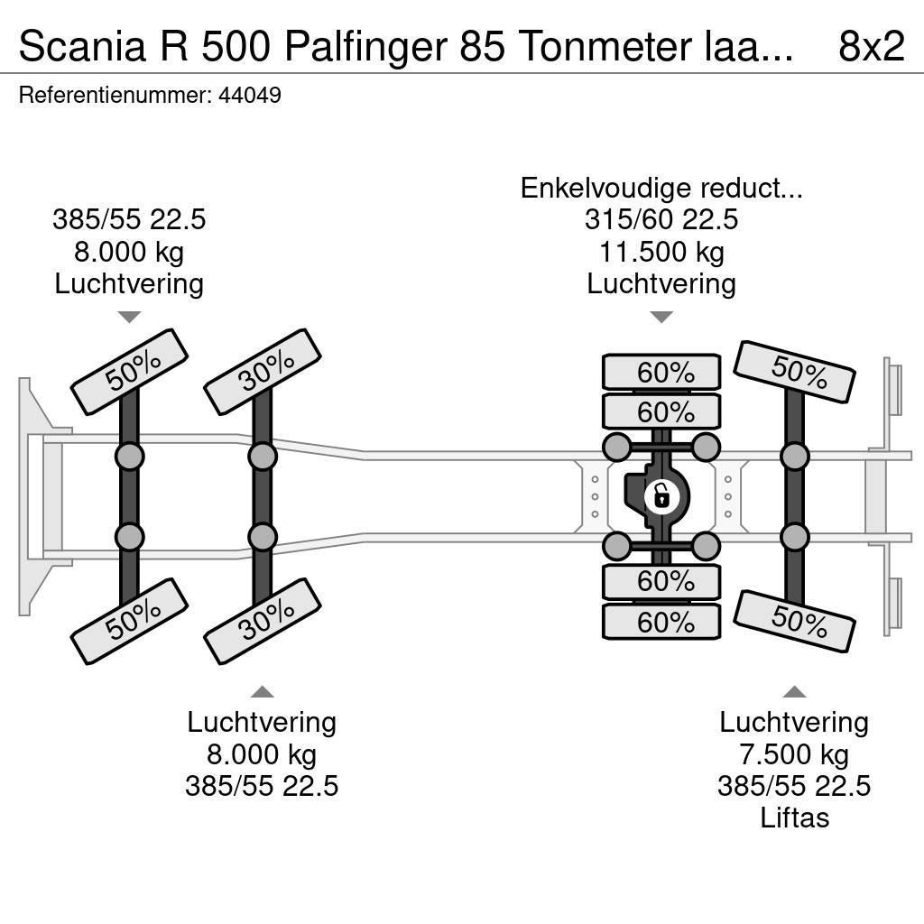 Scania R 500 Palfinger 85 Tonmeter laadkraan Kranen voor alle terreinen