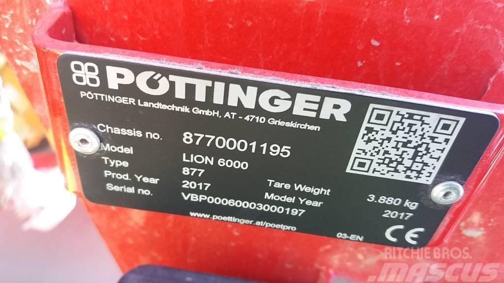 Pöttinger Lion 6000 tasojyrsin Rotorkopeggen / rototillers