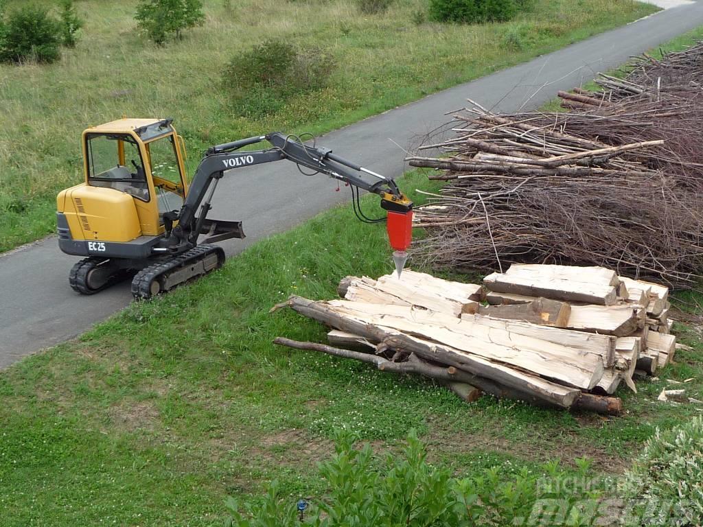  Konusni cepilec drv za bagre Kegelspalter Holzspal Houtklover