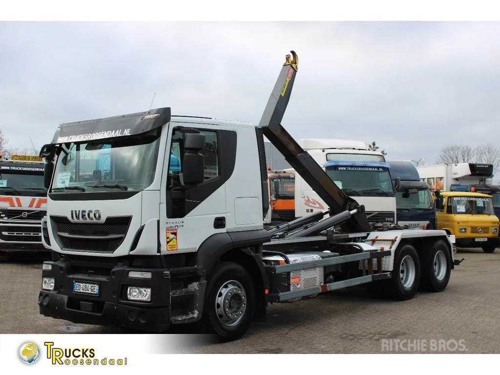 Iveco Stralis 460 + 6X2 + 20T Vrachtwagen met containersysteem