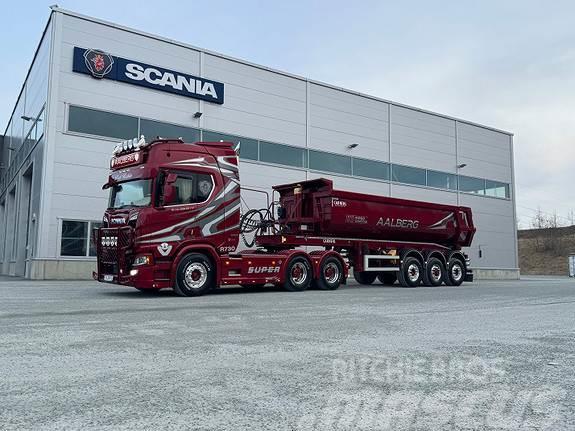 Scania R 730 A6x4NB Tipptrekker med 2020 mod Carnehl Tipp Trekkers