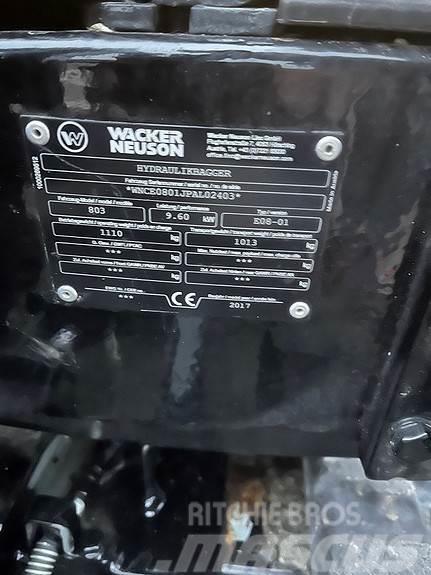 Wacker Neuson 803 Dual power Minigraafmachines < 7t