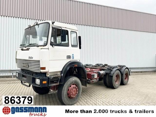 Iveco 260-34 AHW 6x6, V8, Manual, Full Steel Chassis met cabine