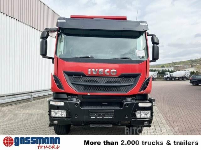 Iveco Trakker AD410T50 8x4, Stahlmulde ca. 16m³, hydr. Anders