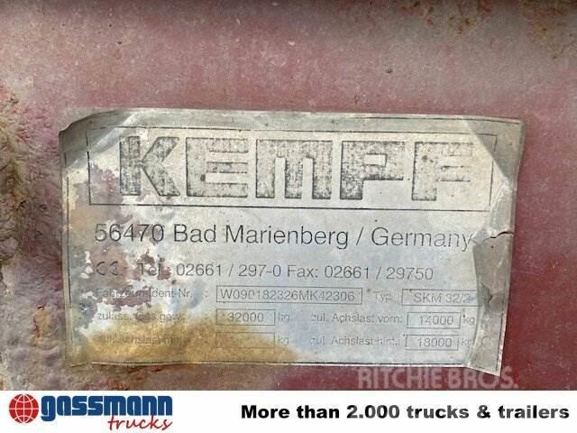 Kempf SKM 32/2 Stahlmulde ca. 24m³, Liftachse, Kippers