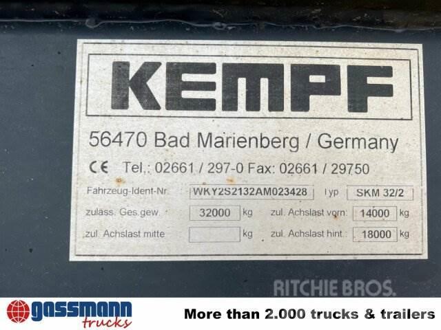 Kempf SKM 32/2 Stahlmulde ca. 23m³, Liftachse, Kippers