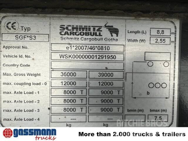 Schmitz SKI 24 SL 7.2, Stahlmulde ca. 25m³, Liftachse Kippers
