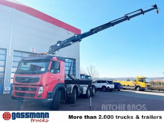 Volvo FM 460 8x2-6, Lenk-/Liftachse, Kran HMF 2020-K4, Vrachtwagen met containersysteem