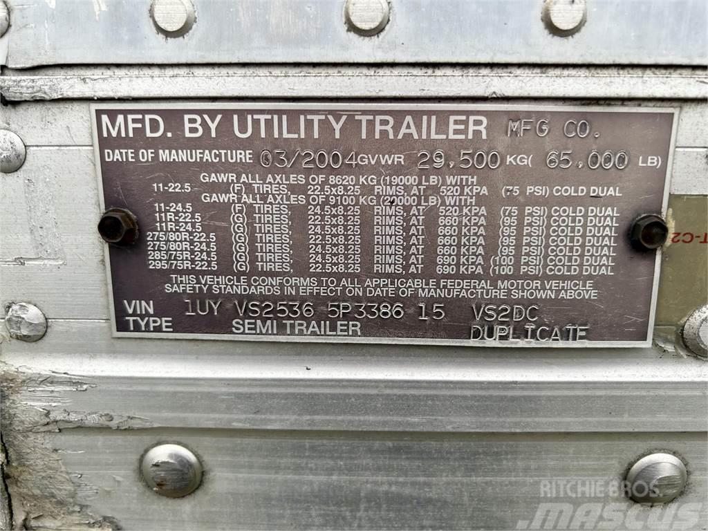 Utility 53X102 Gesloten opbouw trailers
