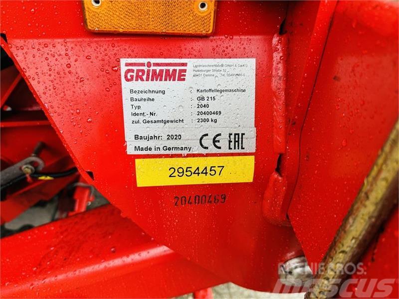 Grimme GB-215 Plantmachines