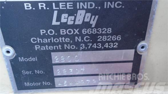 LeeBoy 2800 Accessoires voor de asfalteermachine