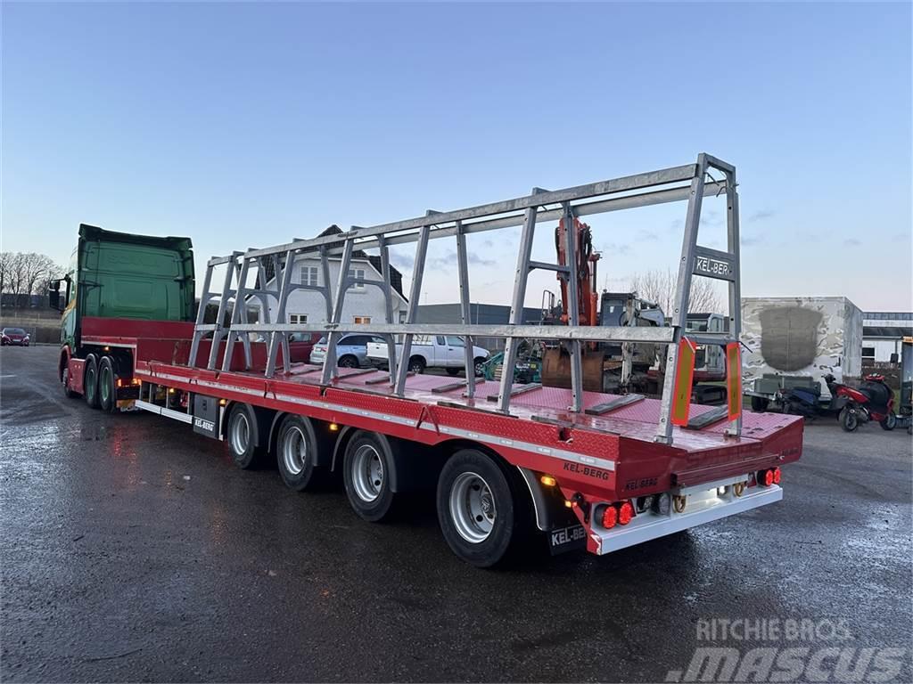 Kel-Berg Nedbygget trailer med reoler + udtræk Overige opleggers