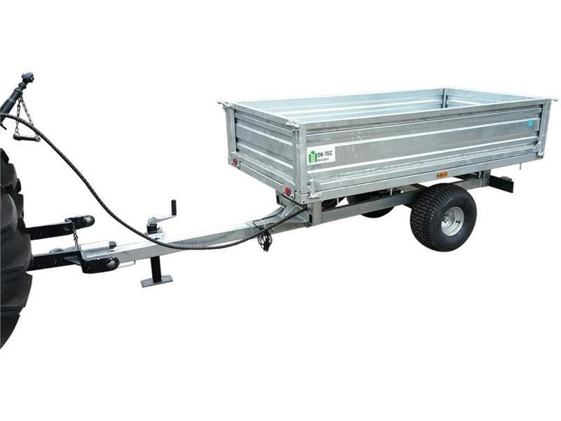 Dk-Tec 1.5 tons galvaniseret trailer Overige terreinbeheermachines