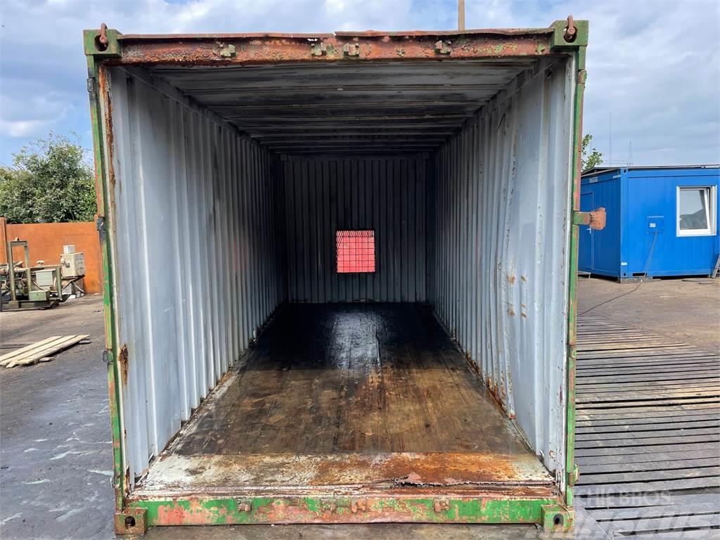  20FT container uden døre, til dyrehold eller lign. Opslag containers
