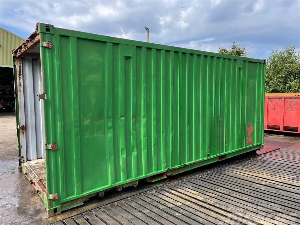  20FT container uden døre, til dyrehold eller lign. Opslag containers
