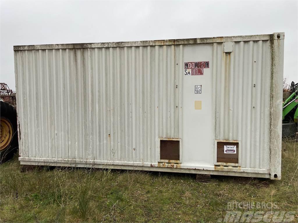  20FT container uden galvender. Opslag containers