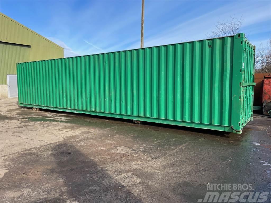  40ft container opdelt i 2 rum. Opslag containers