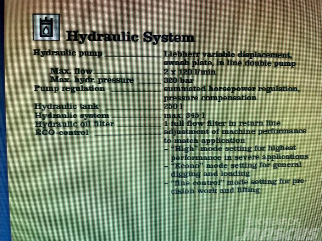  Hydr. pumpe ex. Liebherr R312, Rexroth Hydraulics