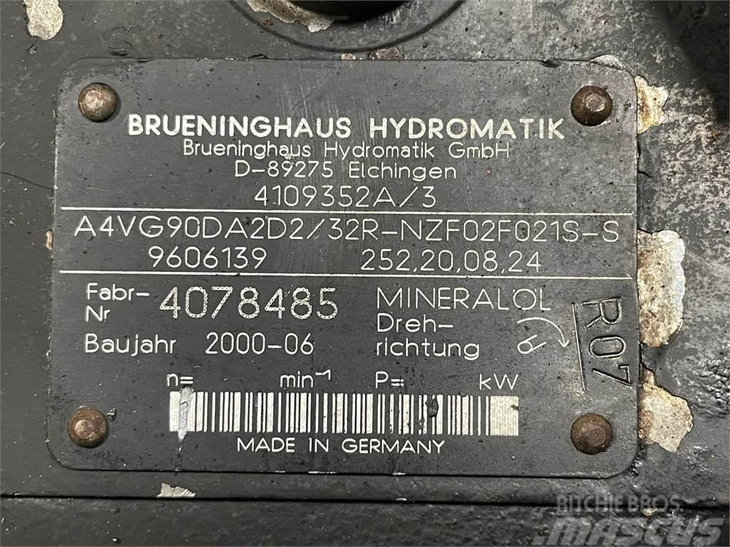  Hydrostat Brueninghaus Hydromatik A4VG90DA2D2/32R- Hydraulics